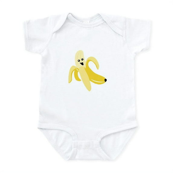 CafePress - Silly Banana Body Suit - Baby Light Bodysuit, Size Newborn - 24 Months