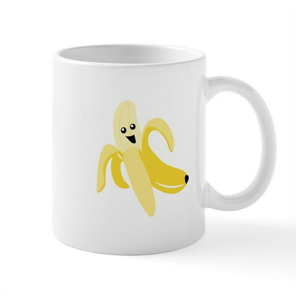 CafePress - Silly Banana Mugs - 11 oz Ceramic Mug - Novelty Coffee Tea Cup