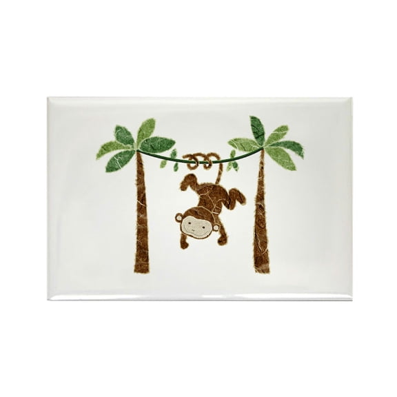 CafePress - Silly Monkey - Rectangle Magnet, 2"x3" Refrigerator Magnet