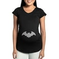 thumbnail image 1 of CafePress - Silver Glittery Bat Women's Maternity T Shirt - Maternity Dark T-Shirt, 1 of 4