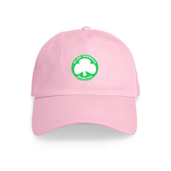 CafePress - Silver Shamrock Faded Cap - Adjustable 100% Brushed Unisex Casual Cotton Baseball Cap, Beige, 1