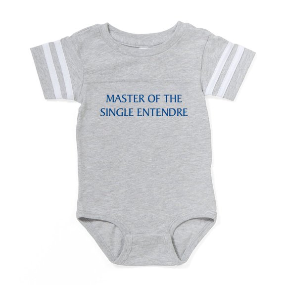 CafePress - Single Entendre - Cute Infant Baby Football Bodysuit