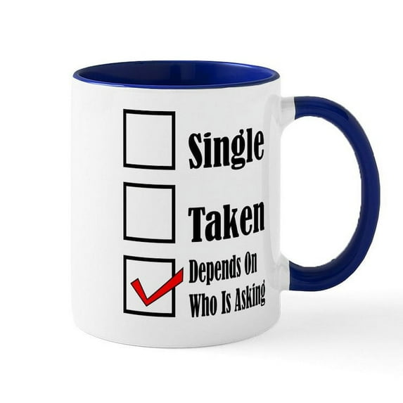 CafePress - Single Ready To Mingle Mugs - 11 oz Ceramic Mug - Novelty Coffee Tea Cup