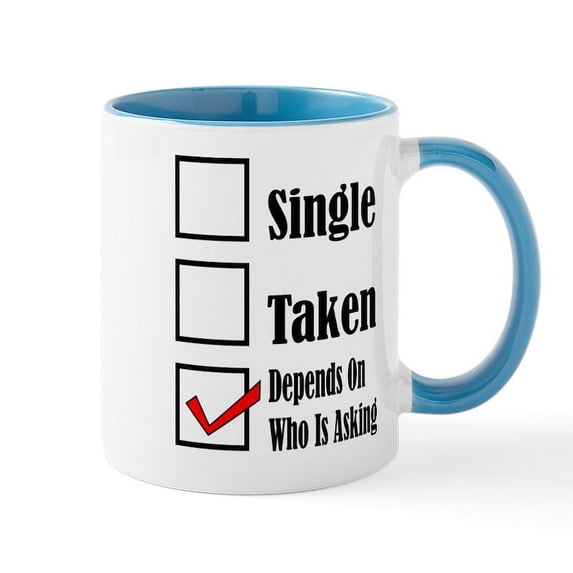 CafePress - Single Ready To Mingle Mugs - 11 oz Ceramic Mug - Novelty Coffee Tea Cup