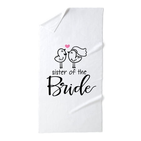 CafePress - Sister Of The Bride - Large Beach Towel, Soft 30"x60" Towel with Unique Design