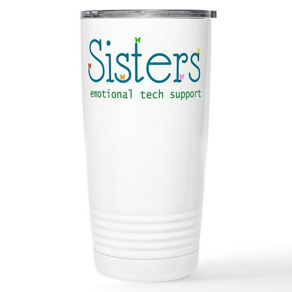 CafePress - Sisters Mugs - Insulated Stainless Steel Travel Tumbler 20 oz.