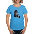 thumbnail image 1 of CafePress - Sitting And Holding A Steaming Cup Of Coffee Women's Value T Shirt - Women's Traditional Fit Dark T-Shirt, 1 of 4