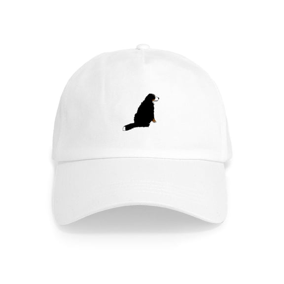 CafePress - Sitting Bernese Mountain Dog Cap - Adjustable 100% Brushed Unisex Casual Cotton Baseball Cap, Beige, 1
