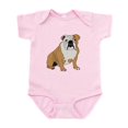 thumbnail image 1 of CafePress - Sitting Bulldog Baby Light Bodysuit - Baby Light Bodysuit, Size Newborn - 24 Months, 1 of 4