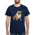 thumbnail image 1 of CafePress - Sitting Bulldog Dark T Shirt - Men's Classic Graphic Cotton T-Shirt, 1 of 4