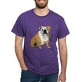 thumbnail image 1 of CafePress - Sitting Bulldog Dark T Shirt - Men's Classic Graphic Cotton T-Shirt, 1 of 4