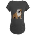 thumbnail image 1 of CafePress - Sitting Bulldog Maternity Dark T Shirt - Maternity Dark T-Shirt, 1 of 3