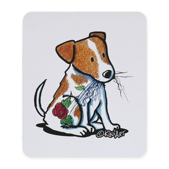 CafePress - Sitting JRT Mousepad - Non-slip Rubber Mousepad, Gaming Mouse Pad
