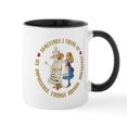 thumbnail image 1 of CafePress - Six Impossible Things Before Breakfast Mug - 11 oz Ceramic Mug - Novelty Coffee Tea Cup, 1 of 4