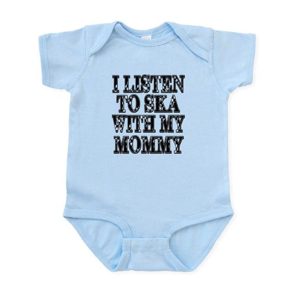 CafePress - Ska With Mom Infant Bodysuit - Baby Light Bodysuit, Size Newborn - 24 Months