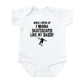thumbnail image 1 of CafePress - Skateboard Like My Daddy Body Suit - Baby Light Bodysuit, Size Newborn - 24 Months, 1 of 4