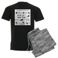 thumbnail image 1 of CafePress - Skateboard Science 101 Pajamas - Men's Dark Loose Fit Cotton Pajama Set, 1 of 7