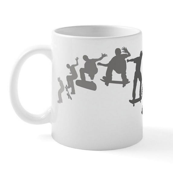 CafePress - Skateboarding Mug - 11 oz Ceramic Mug - Novelty Coffee Tea Cup