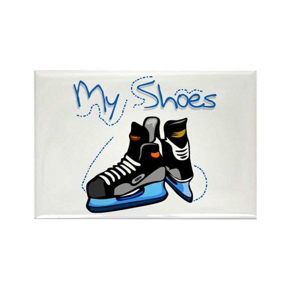 CafePress - Skates My Shoes - Rectangle Magnet, 2"x3" Refrigerator Magnet