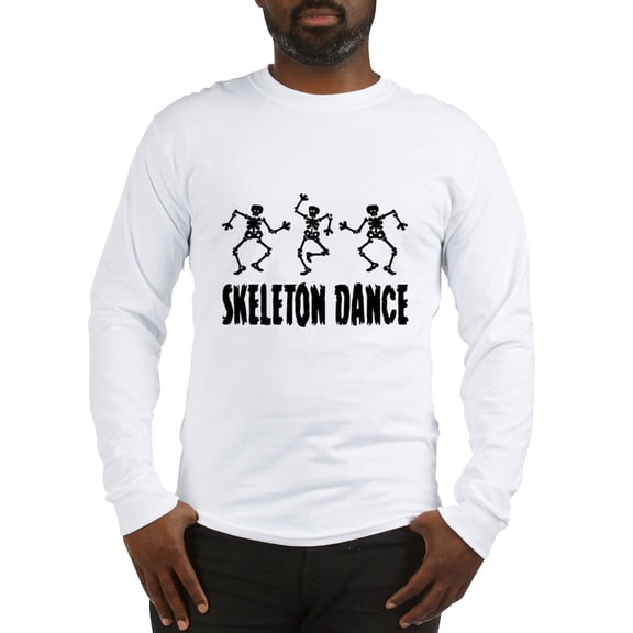 CafePress - Skeleton Dance Long Sleeve T Shirt - Unisex Cotton Long Sleeve T-Shirt