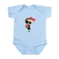 thumbnail image 1 of CafePress - Skeleton Girl With Cupcake Body Suit - Baby Light Bodysuit, Size Newborn - 24 Months, 1 of 4