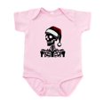 thumbnail image 1 of CafePress - Skeleton In Santa Hat - Baby Light Bodysuit, Size Newborn - 24 Months, 1 of 4
