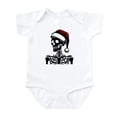 thumbnail image 1 of CafePress - Skeleton In Santa Hat - Baby Light Bodysuit, Size Newborn - 24 Months, 1 of 4