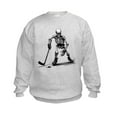 thumbnail image 1 of CafePress - Skeleton Playing Hockey Facing - Kids Sweatshirt, Youth Crew Neck Sweatshirt, 1 of 4