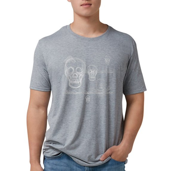 CafePress - Skeleton_Shirt1 Men's Deluxe T Shirt - Mens Tri-blend T-Shirt
