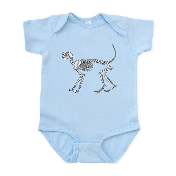 CafePress - Skelo Cat Infant Bodysuit - Baby Light Bodysuit, Size Newborn - 24 Months