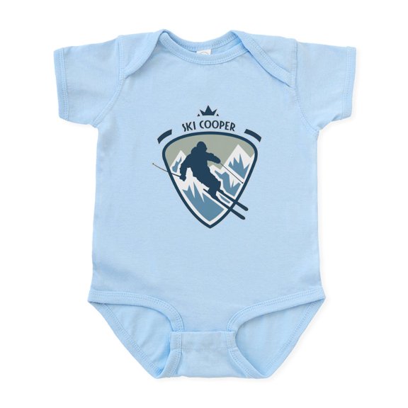 CafePress - Ski Cooper Infant Bodysuit - Baby Light Bodysuit, Size Newborn - 24 Months