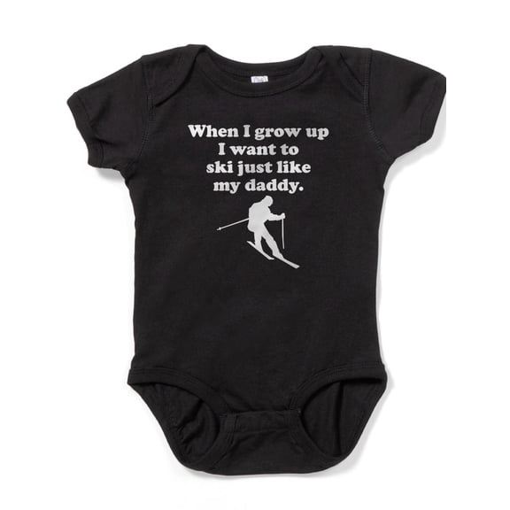 CafePress - Ski Like My Daddy - Cute Infant Bodysuit Baby Romper