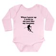 thumbnail image 1 of CafePress - Ski Like My Mommy Body Suit - Long Sleeve Cotton Baby Bodysuit, 1 of 4