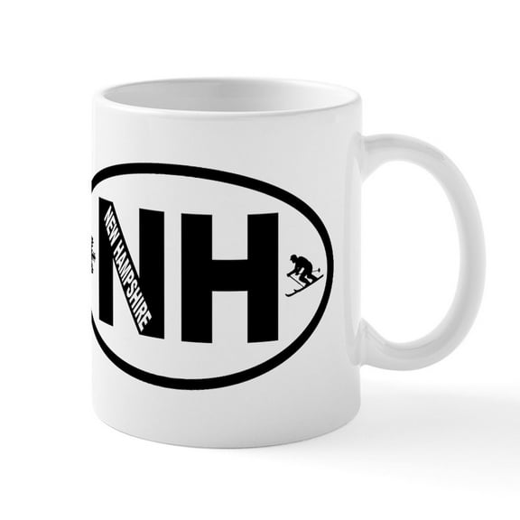 CafePress - Ski New Hampshire Mug - 11 oz Ceramic Mug - Novelty Coffee Tea Cup