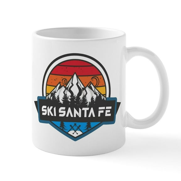 CafePress - Ski Santa Fe Santa Fe New Mexico Mugs - 11 oz Ceramic Mug - Novelty Coffee Tea Cup