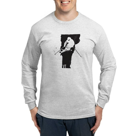 CafePress - Ski Vermont Long Sleeve T Shirt - Unisex Cotton Long Sleeve T-Shirt
