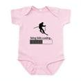 thumbnail image 1 of CafePress - Skiing Skills Loading Body Suit - Baby Light Bodysuit, Size Newborn - 24 Months, 1 of 4