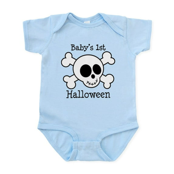 CafePress - Skull 1St Halloween Infant Bodysuit - Baby Light Bodysuit, Size Newborn - 24 Months