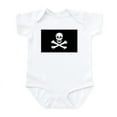 thumbnail image 1 of CafePress - Skull And Crossbones Body Suit - Baby Light Bodysuit, Size Newborn - 24 Months, 1 of 4