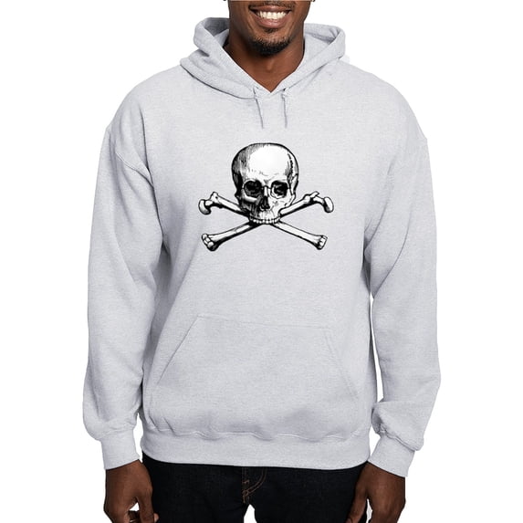 CafePress - Skull And Crossbones Hooded Sweatshirt - Pullover Hoodie, Hooded Sweatshirt