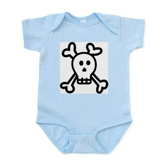 CafePress - Skull And Crossbones Infant Bodysuit - Baby Light Bodysuit, Size Newborn - 24 Months