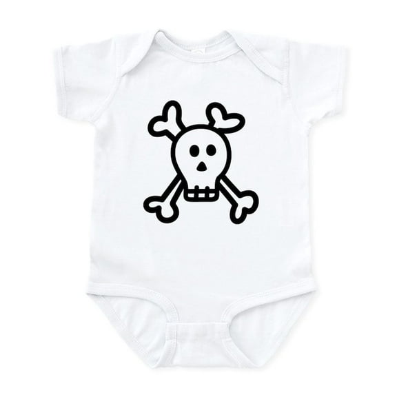 CafePress - Skull And Crossbones Infant Bodysuit - Baby Light Bodysuit, Size Newborn - 24 Months