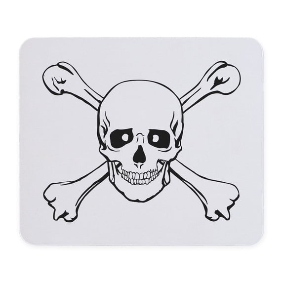 CafePress - Skull & Crossbones Mousepad - Non-slip Rubber Mousepad, Gaming Mouse Pad