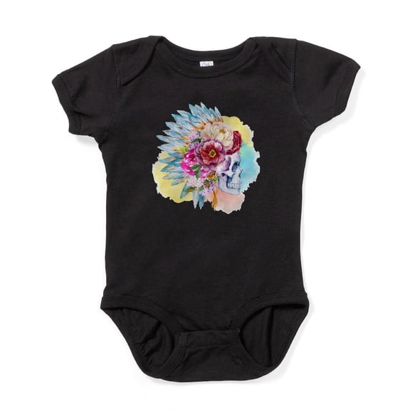 CafePress - Skull Headdress - Cute Infant Bodysuit Baby Romper - Size Newborn - 24 Months