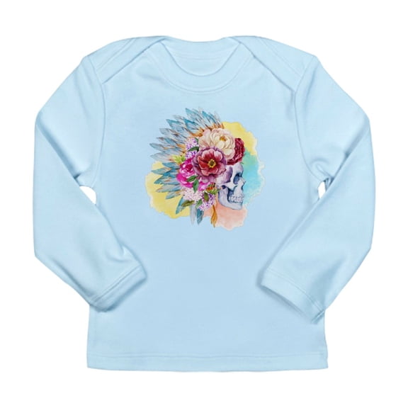CafePress - Skull Headdress Long Sleeve Infant T Shirt - Long Sleeve Infant T-Shirt