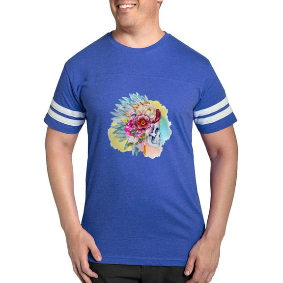 CafePress - Skull Headdress - Mens Football Shirt