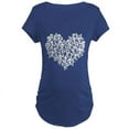 thumbnail image 1 of CafePress - Skull Heart Maternity Dark T Shirt - Maternity Dark T-Shirt, 1 of 3