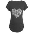 thumbnail image 1 of CafePress - Skull Heart Maternity Dark T Shirt - Maternity Dark T-Shirt, 1 of 3