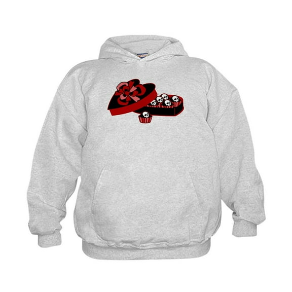 CafePress - Skull Valentine Candy - Kids Hooded Sweatshirt, Classic Hoodie