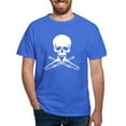 thumbnail image 1 of CafePress - Skull With Trombones T Shirt - Men's Classic Graphic Cotton T-Shirt, 1 of 4